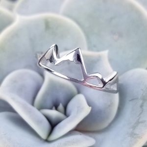{Take Me To The Mountains Ring} .925 Sterling